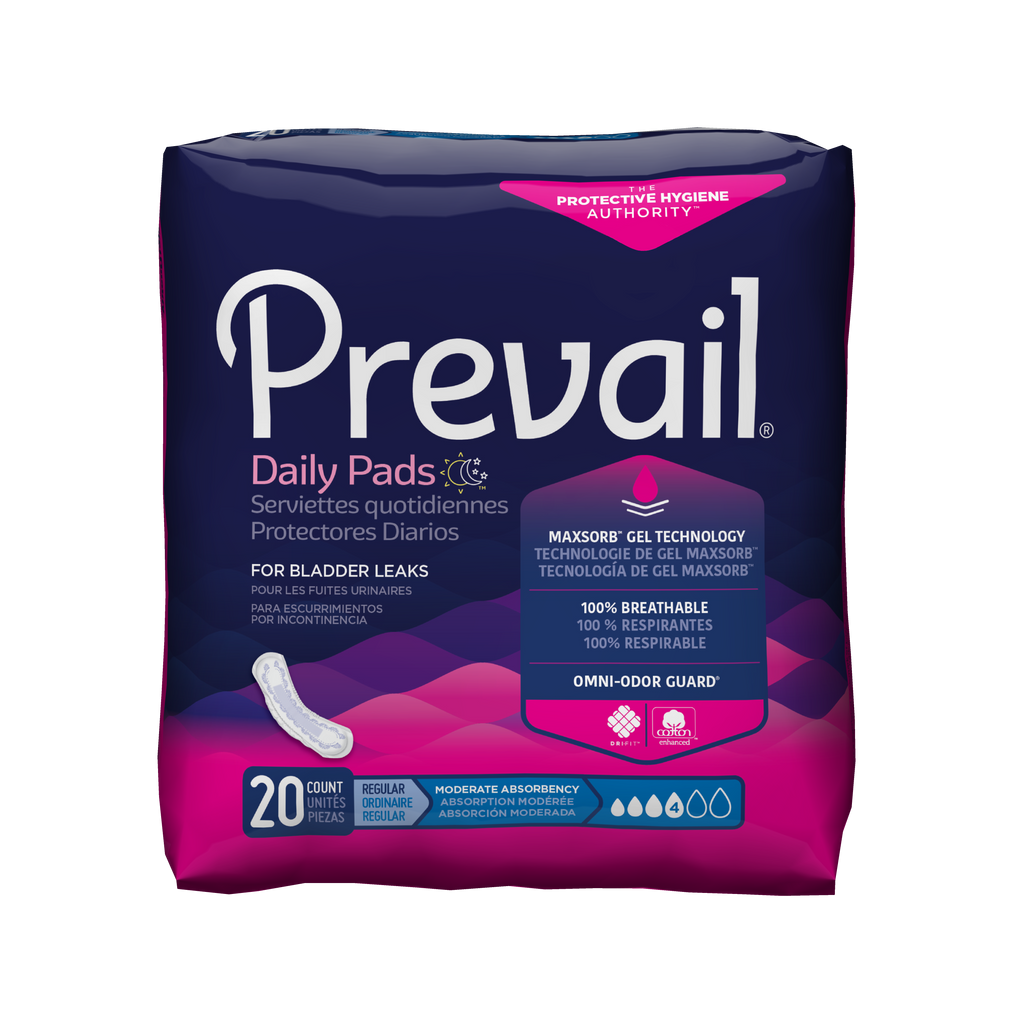 Pads Bladder Control Prevail
