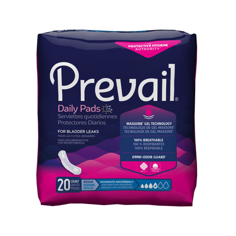 Pads Bladder Control Prevail