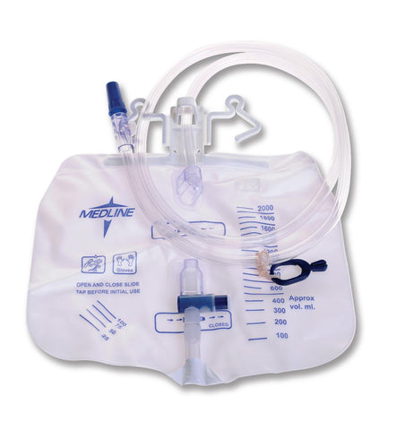 Urinary Drain Bag, 2000mL Medline