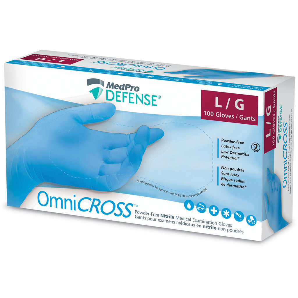 Nitrile Powder-free Gloves MedPro Defense Omnicross